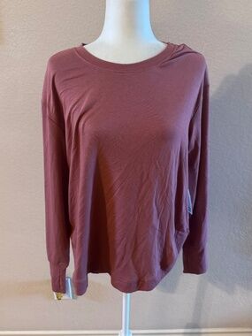 rbx active long sleeve Mauve Shirt Style CR1789R2 Size L NWT